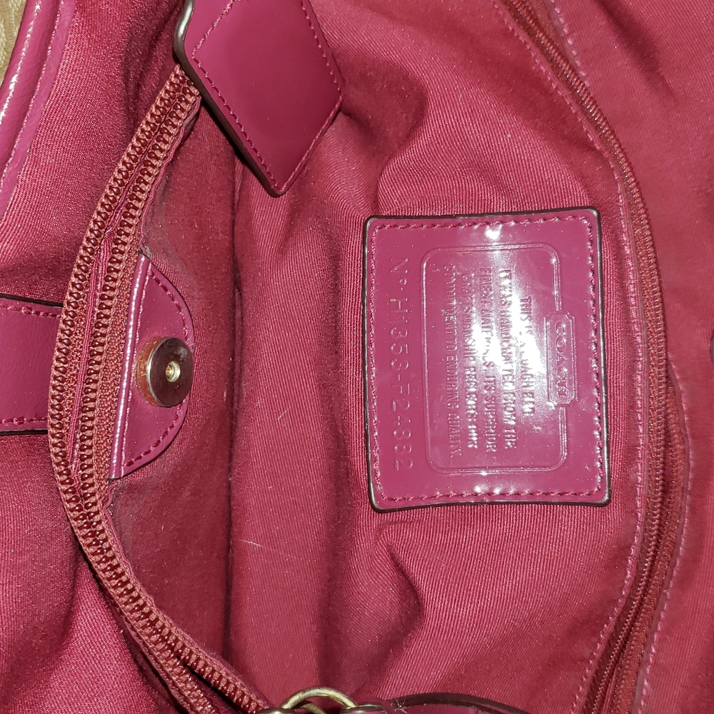 Coach Signature Python Stripe Bag - image 3